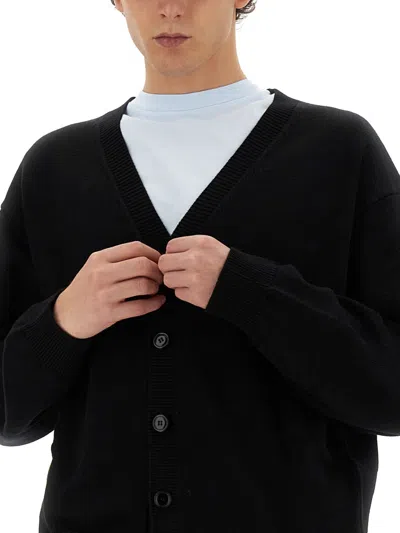 Kenzo Men's Cardigan With Embroidered Tiger Academy In Black