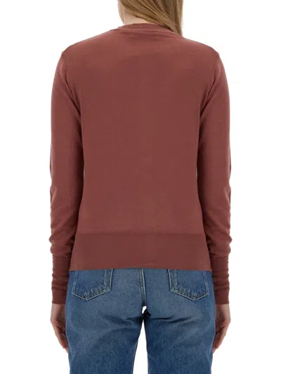 Vivienne Westwood Cardigan With Logo In Red