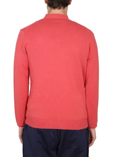 Vivienne Westwood Cardigan With Orb Embroidery In Red