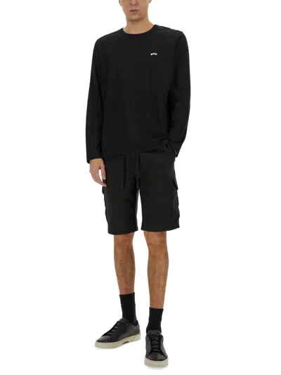 Hugo Boss Boss Cargo Urbanex Shorts In Black
