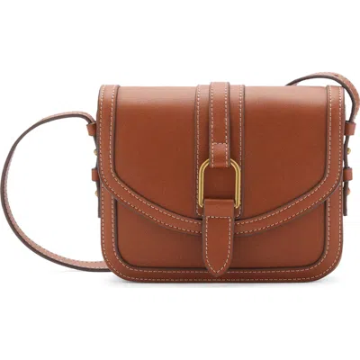 Mango Faux Leather Shoulder Bag In Brown
