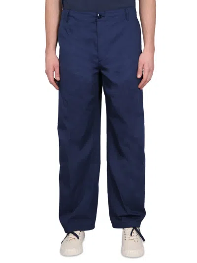 Kenzo Cargo Pants In Blue