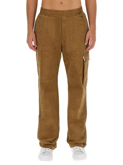 Family First Corduroy Straight-leg Trousers In Brown