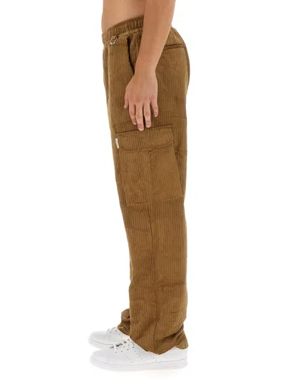 Family First Corduroy Straight-leg Trousers In Brown