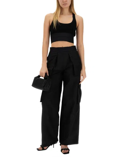 Alexander Wang Ripstop Cargo Pants In In Black