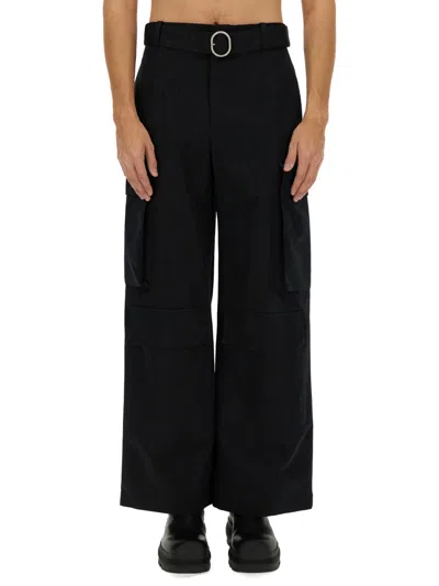 Jil Sander Cargo Pants In Black