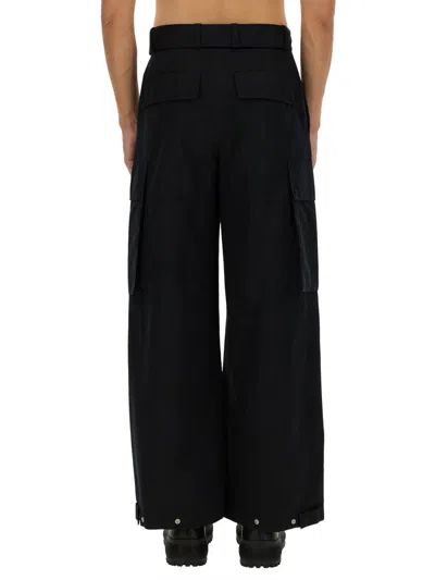 Jil Sander Cargo Pants In Black