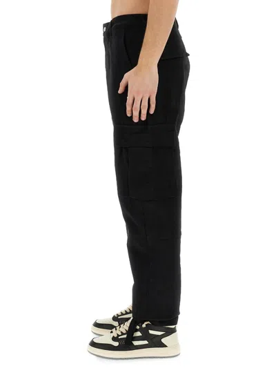 Marcelo Burlon County Of Milan Marcelo Burlon Cargo Pants In Blue