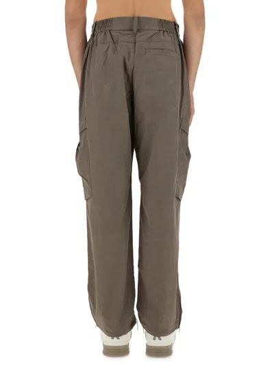 Represent Tech Cargo Pants Featuring Ankle Zippers In Gray