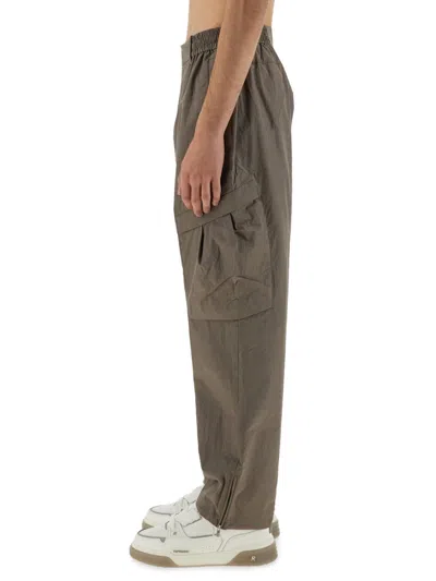 Represent Tech Cargo Pants Featuring Ankle Zippers In Gray
