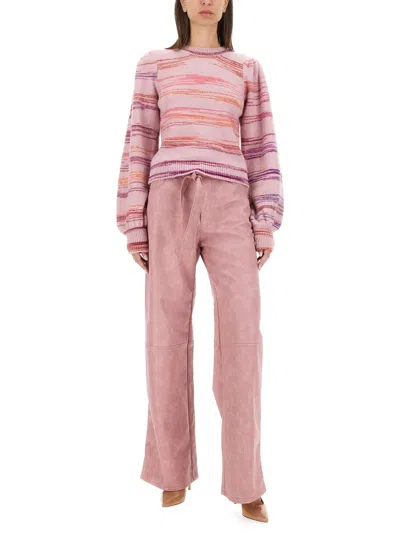 Baum Und Pferdgarten Carmy Knit Sweater In Pink