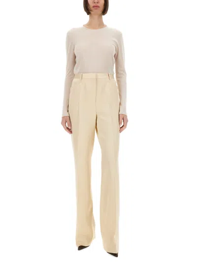 Tom Ford Cashmere And Silk Sweater In White