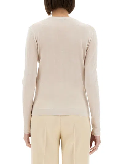 Tom Ford Cashmere And Silk Sweater In White