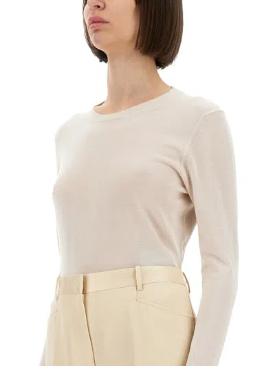 Tom Ford Cashmere And Silk Sweater In White