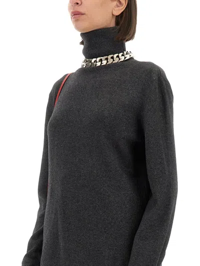 Givenchy Roll-neck Sweater In Gray