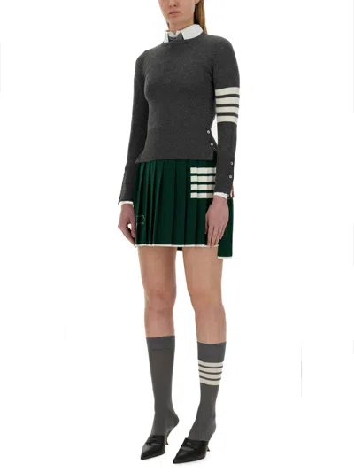 Thom Browne Cashmere Sweater In Gray