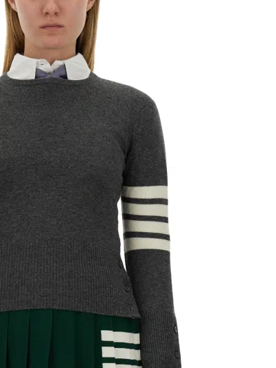 Thom Browne Cashmere Sweater In Gray