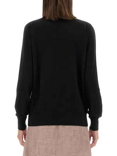 Kiton Cashmere Sweater In Black