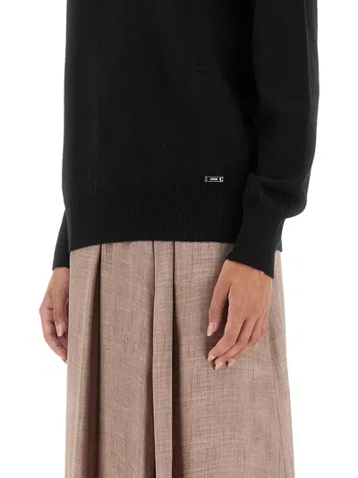 Kiton Cashmere Sweater In Black
