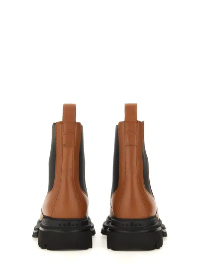 Hogan H674 Chelsea Boots In Brown