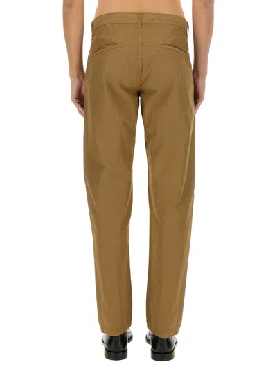 Aspesi Trousers With Functional Pockets And Belt Loops In Brown