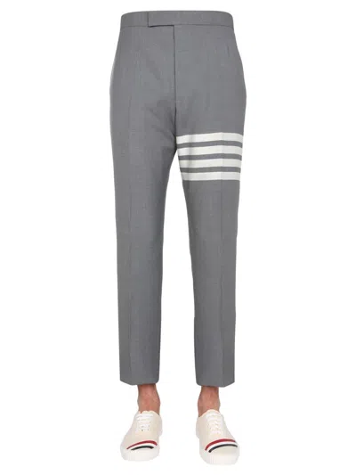 Thom Browne Classic Pants With Martingale In Gray