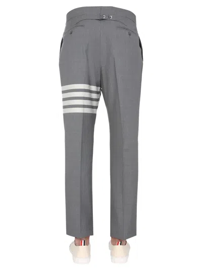 Thom Browne Classic Pants With Martingale In Gray