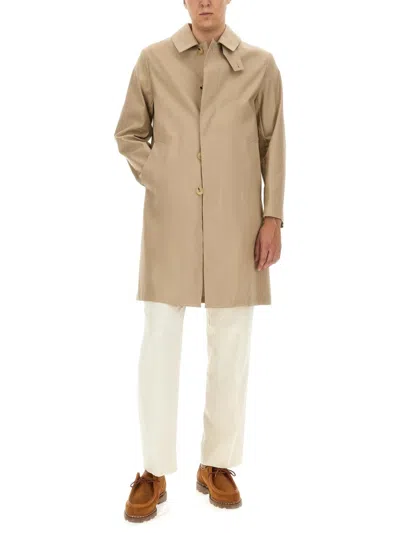 Mackintosh Wolfson Coat In Brown