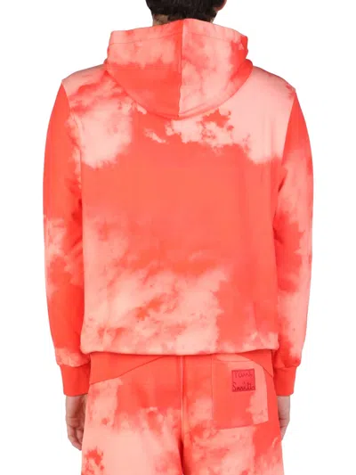 Paul Smith Coral Cloud Sweatshirt In Orange