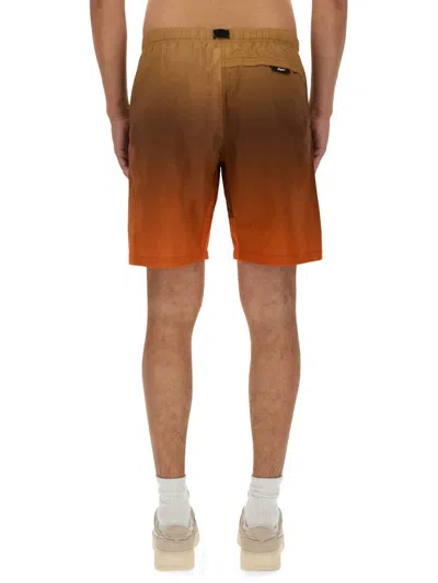 Msgm Bermuda Shorts In Cotton In Blue