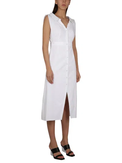Alexander Mcqueen Cotton Dress In White