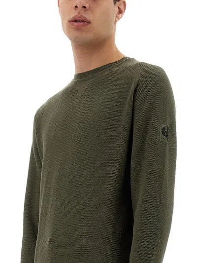Belstaff Textured Cotton Jersey Sweater