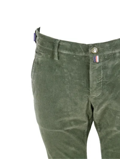 Jacob Cohen Trousers In Green