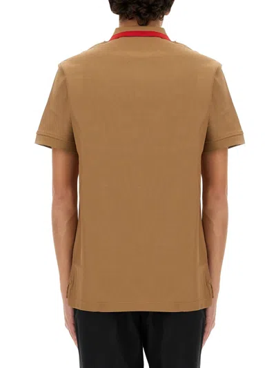 Burberry Brown Polo Shirts Men In Brown