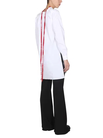 Raf Simons Cotton Shirt In White