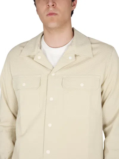 Howlin' Howlin Sand Stretch Cotton Magic Work Shirt In Neutral
