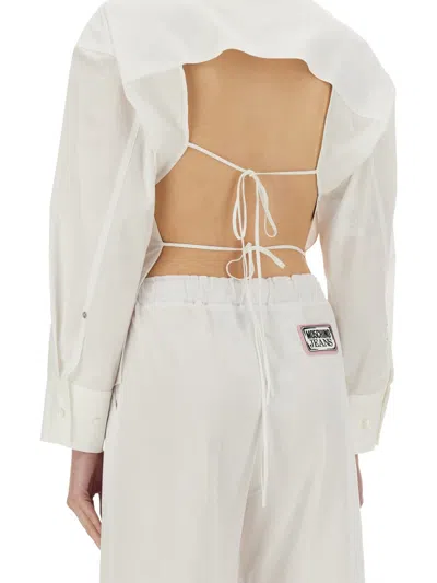 Moschino Cotton Shirt In White