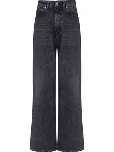Our Legacy 25.5cm Third Cut Cotton Denim Jeans In Black