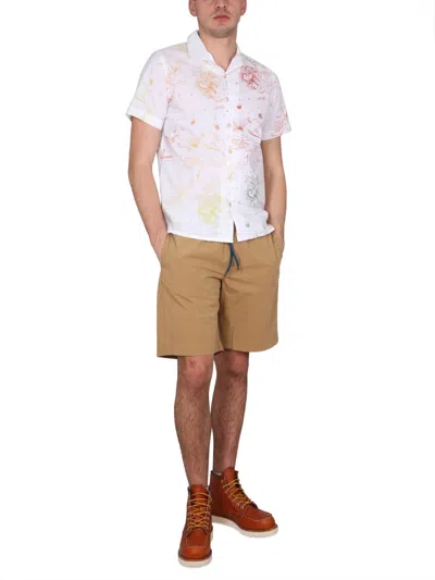 Ps By Paul Smith Ps Paul Smith Cotton Shorts In Brown