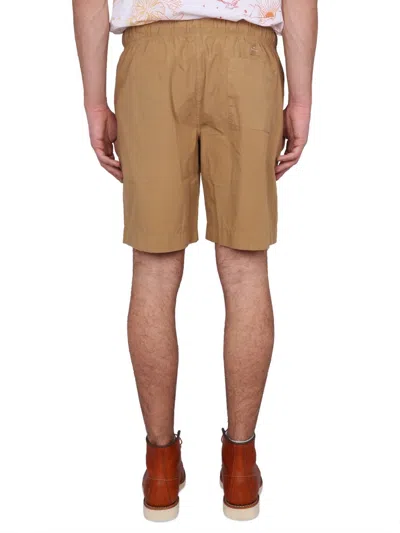 Ps By Paul Smith Ps Paul Smith Cotton Shorts In Brown