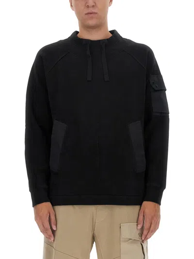 Ten C Cotton Sweatshirt Arm Pocket