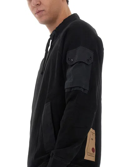 Ten C Cotton Sweatshirt Arm Pocket