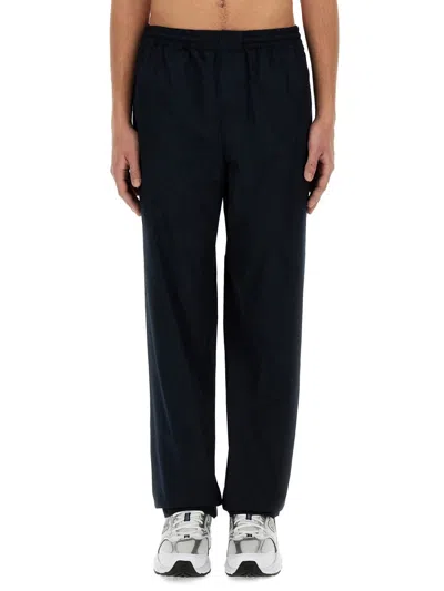 Aspesi Trousers In Cotton Twill In Black