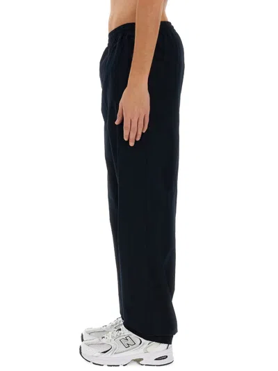 Aspesi Trousers In Cotton Twill In Black
