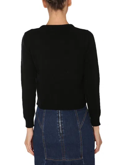 Alberta Ferretti Alberta Ferreti Crew Neck Sweater In Black