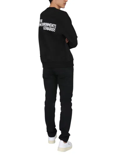 Ih Nom Uh Nit Crew Neck Sweatshirt In Black