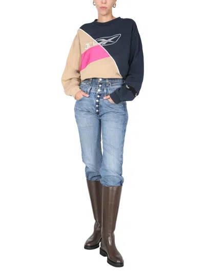 1/off Crew Neck Sweatshirt Unisex In Multi