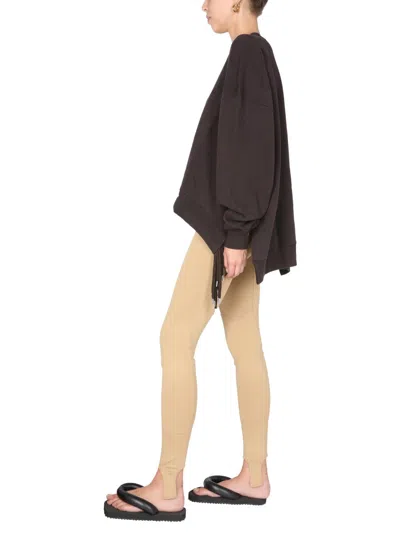 Ambush Multi-drawstring Logo Sweatshirt In Brown