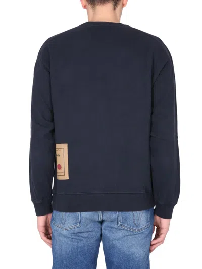 Ten C Crewneck Sweatshirt In Blue