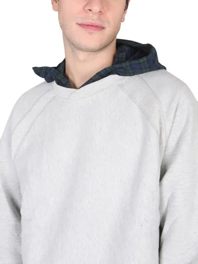 Engineered Garments Crewneck Sweatshirt In Gray